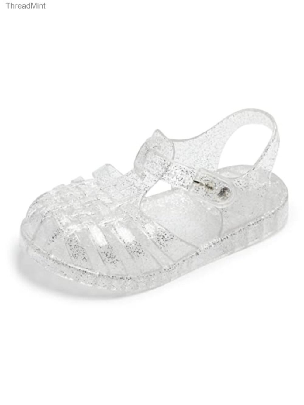 Toddler Girl Closed Toe Jelly Fisherman Sandals Adjustable Buckle Non-Slip